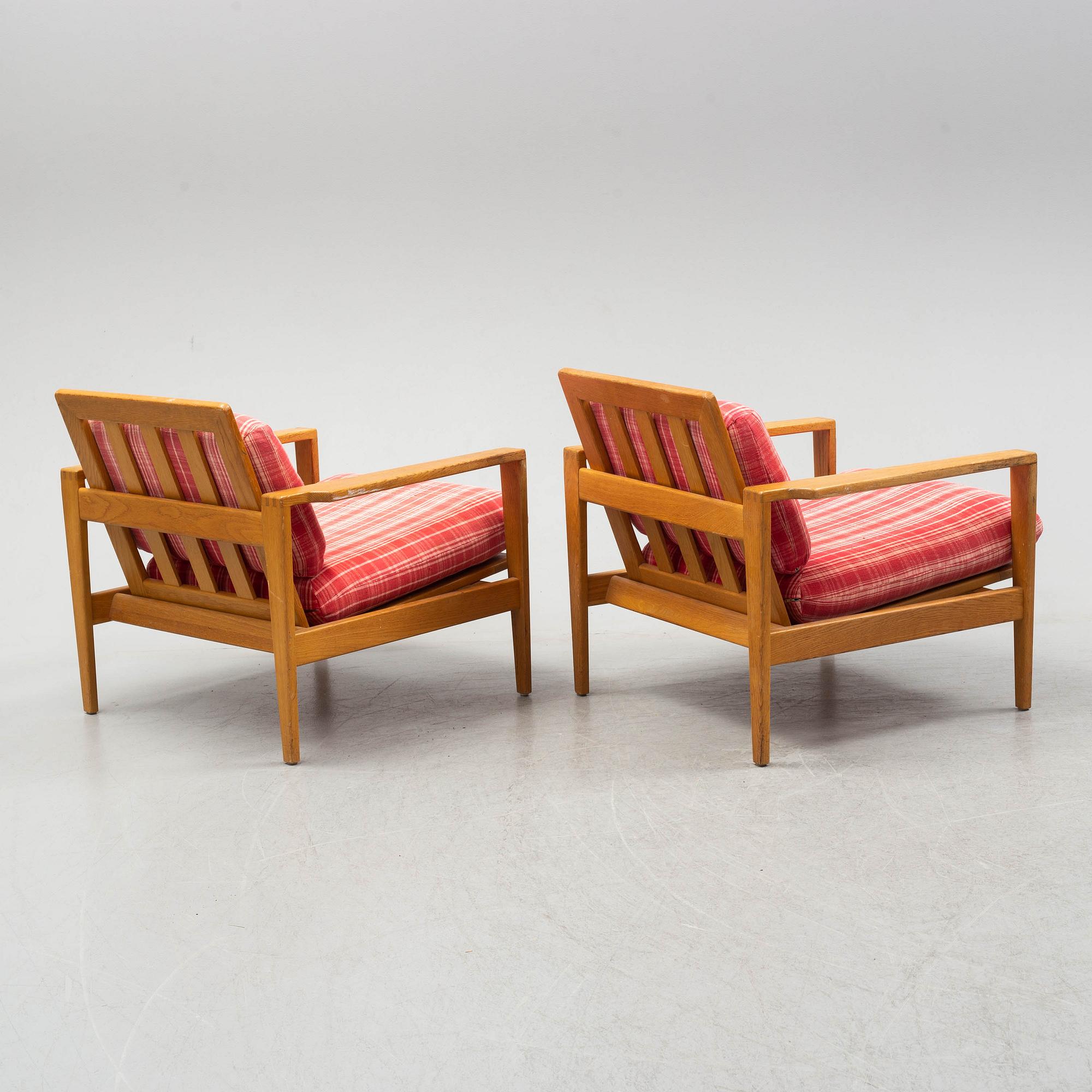 ERIK WØRTS, fåtöljer, ett par "Kastrup", Möbel-Ikea, formgiven 1961.