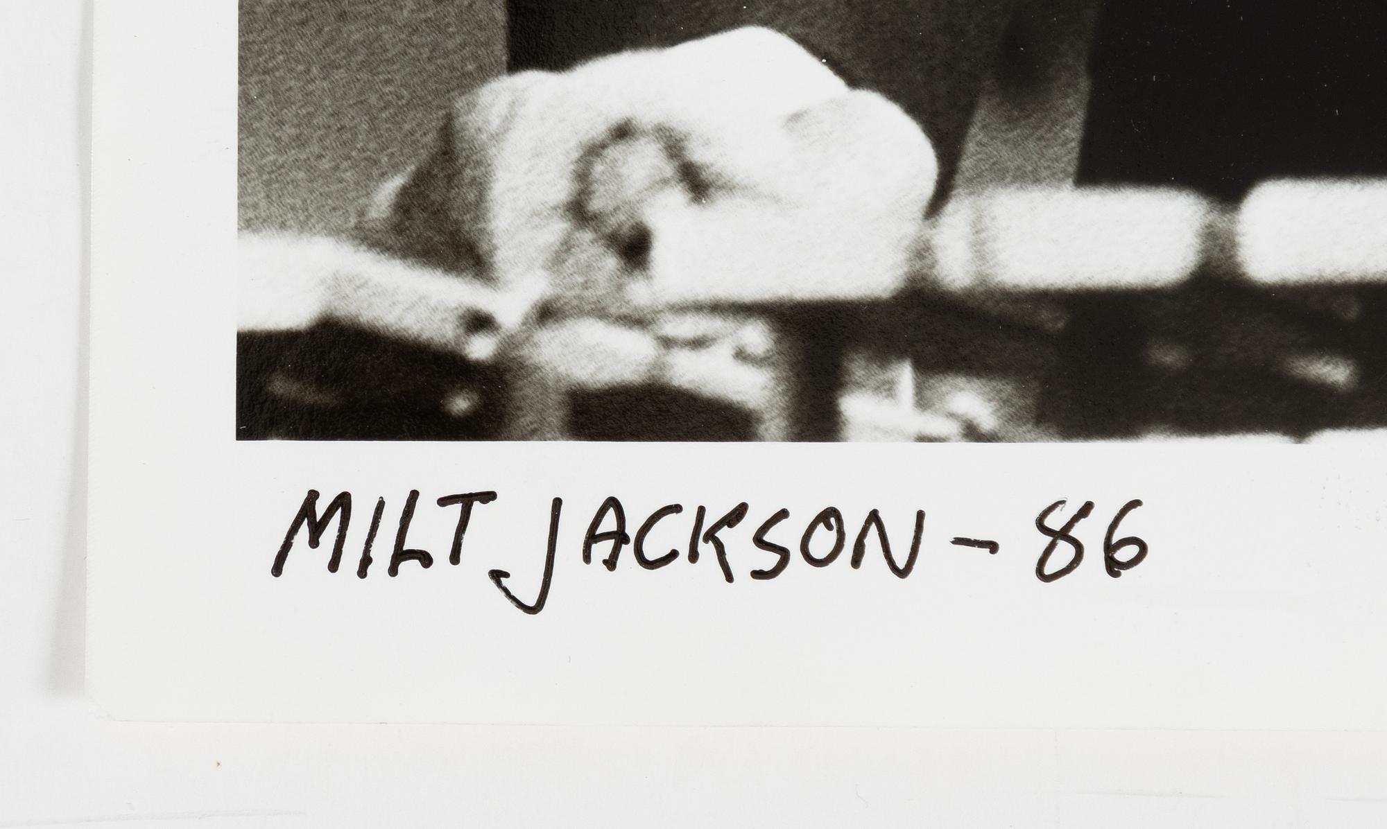 Christer Landegren, Milt Jackson, 1986.