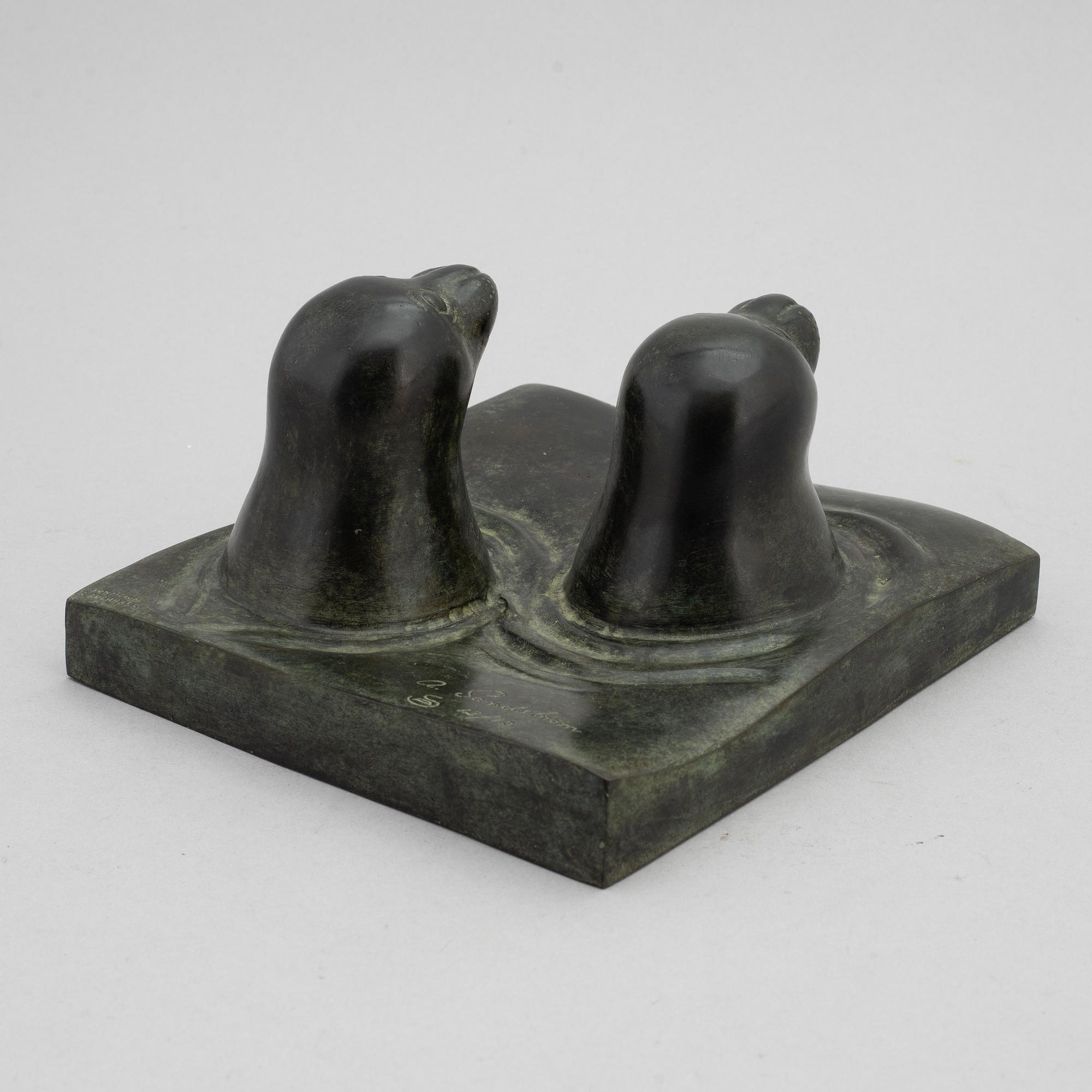 Anders Sandström, skulptur, brons, signerad och numrerad 12/12.