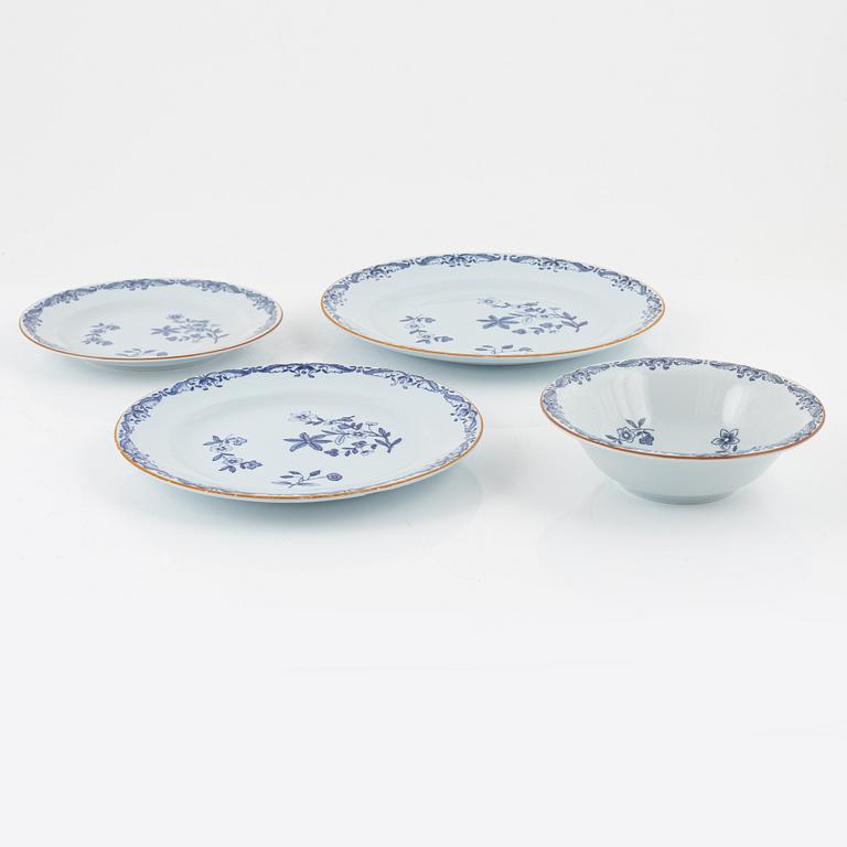 20 pieces of an 'East Indies' dinner service, Rörstrand, Sweden.