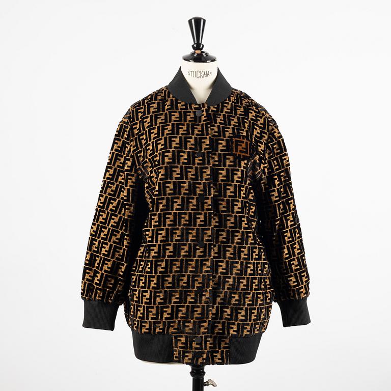 Fendi, baseball-style jacket, size It 40.