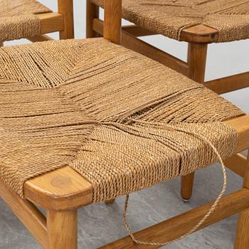 Børge Mogensen, an 'Öresund' dining table and six chairs, second half of the 20th Century.