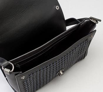 MULBERRY, a calf leather 'Delphine' sholder bag with reversible flap.