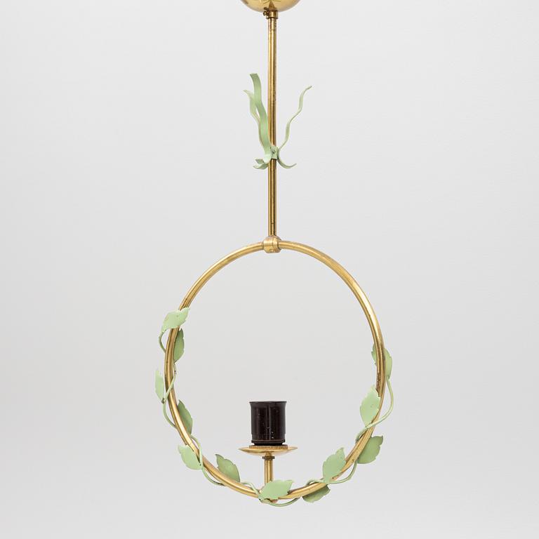 Ceiling lamp, Swedish Modern, 1940s.