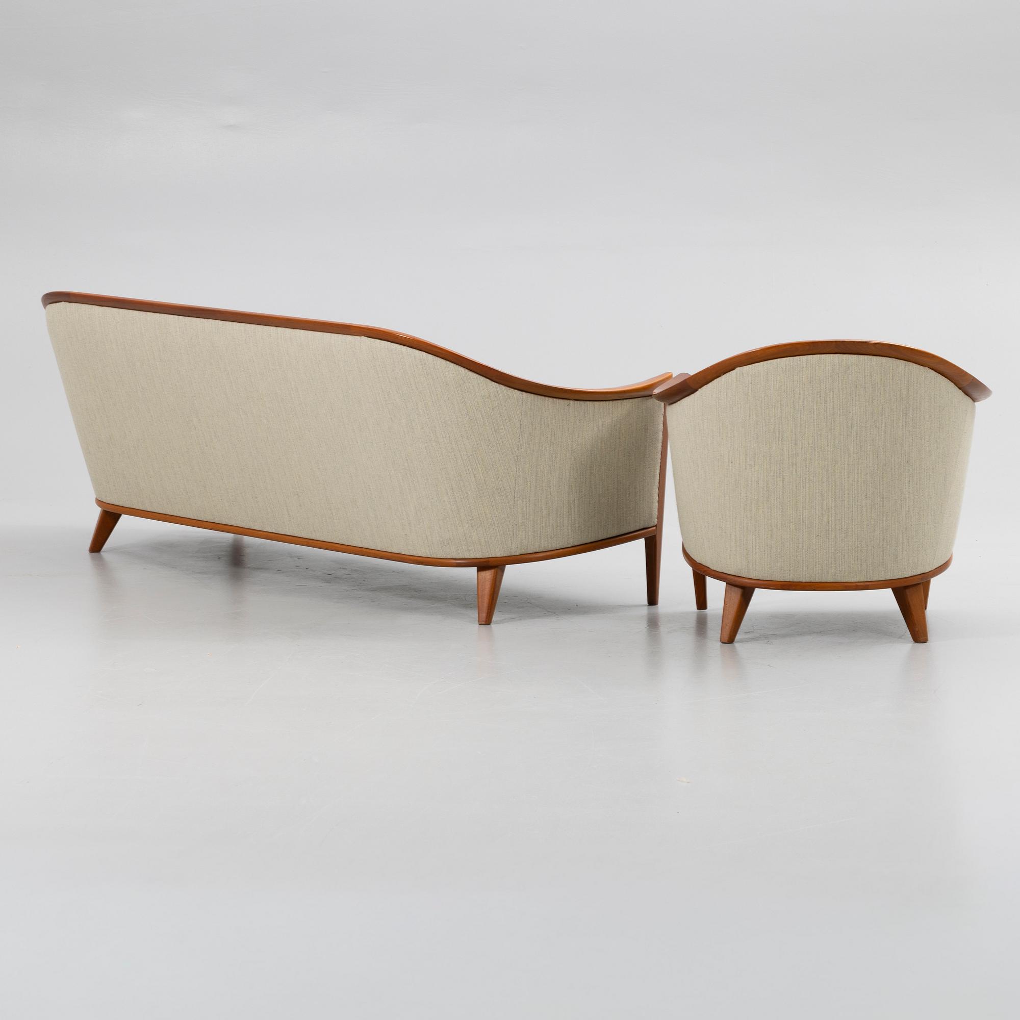 Bertil Fridhagen, Sittgrupp, 2 delar, "Aristokrat", Bodafors, 1960-tal.