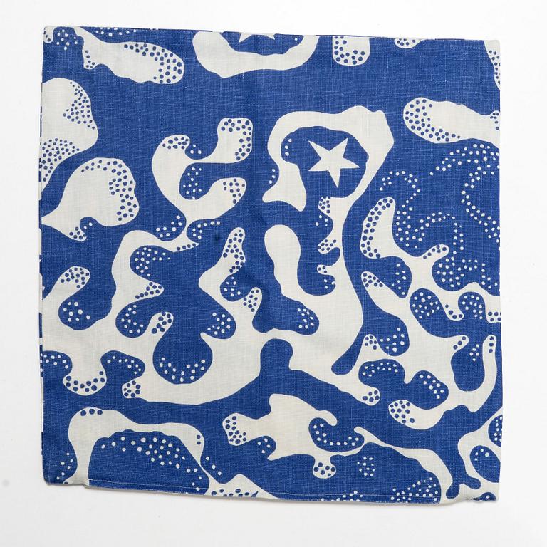 Josef Frank, four cushion covers, Svenskt Tenn.