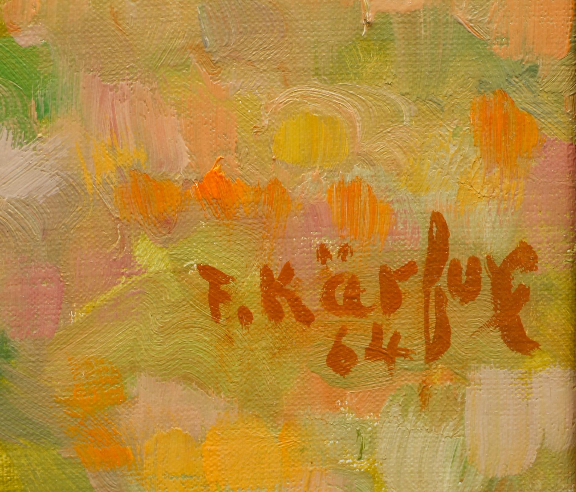 FRITZ KÄRFVE, olja på duk, sign och dat -64.