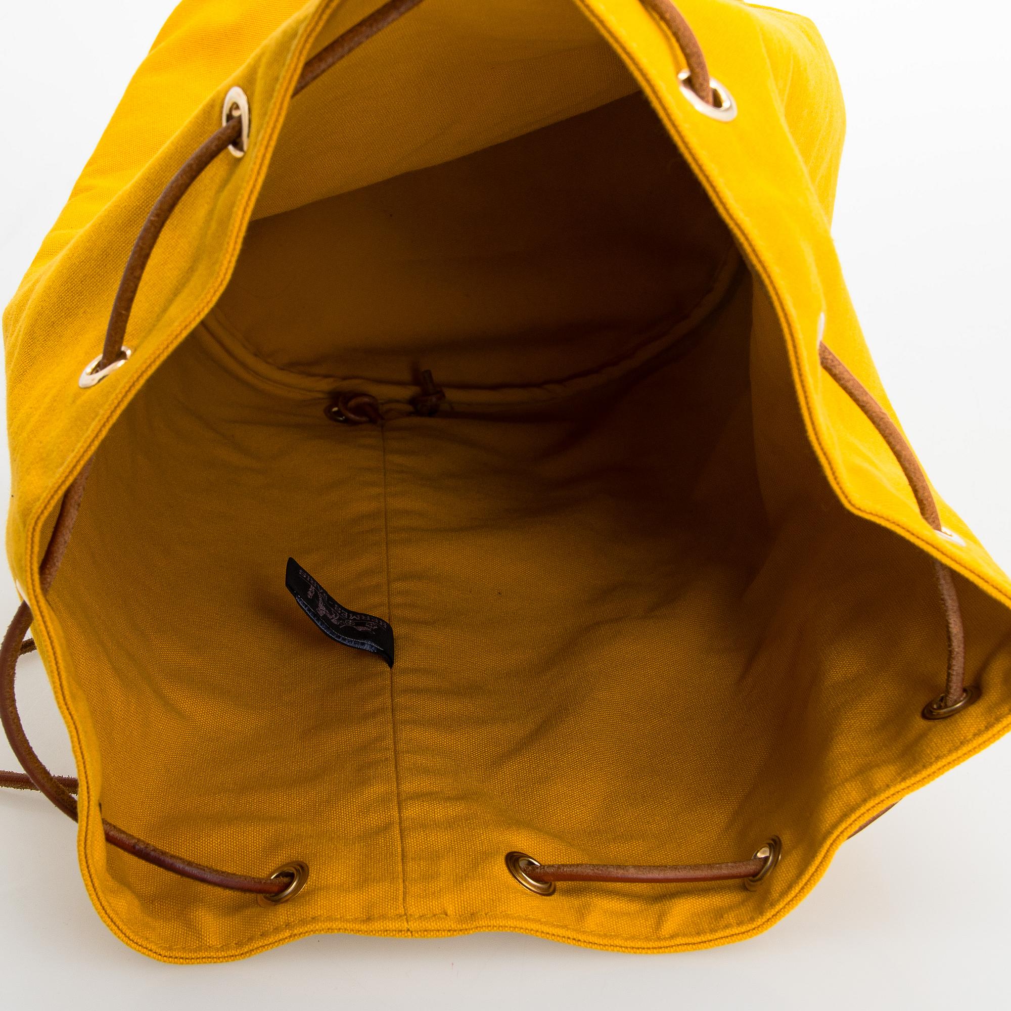 Hermès, A 'Polochon Mimile' backpack.