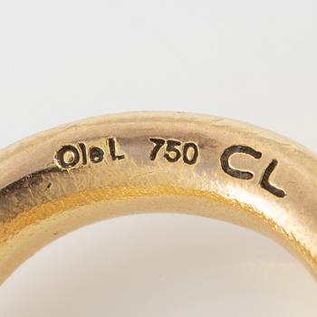 Ole Lynggaard, "Love ring", 18K gold with brilliant-cut diamonds.