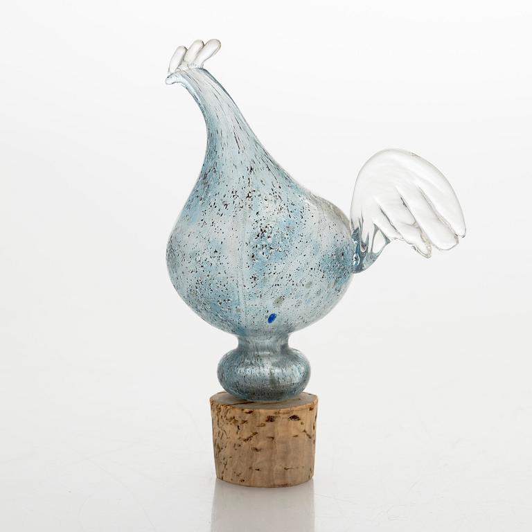 Kaj Franck, karahvi, "1502/KF 502", lasia, signeerattu K. Franck Nuutajärvi Notsjö -61.