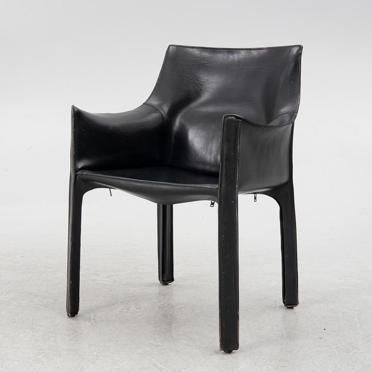 Mario Bellini, a '413 CAB' armchair, Cassina, Italy.