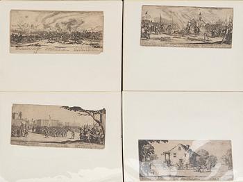 Jacques Callot, 9 etchings, Paris 1633,