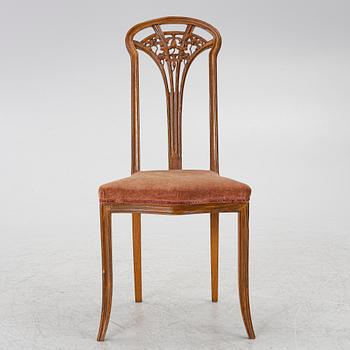 An Art nouveau chair, beginnnig of the 20th century.