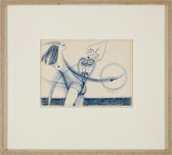 MAX WALTER SVANBERG, bläck, sign och dat -60.