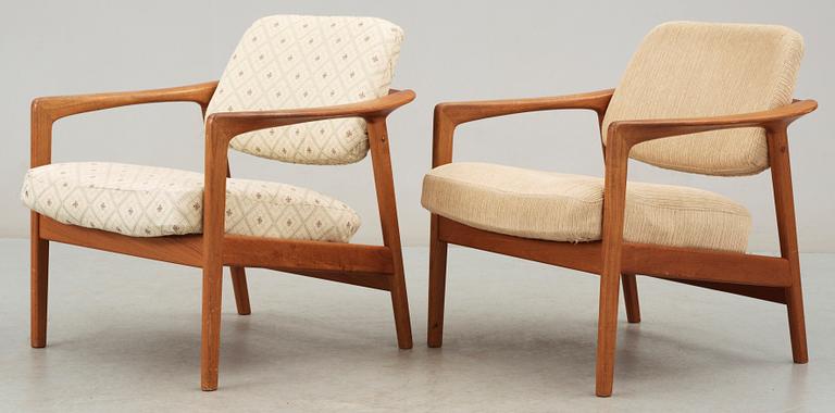 FÅTÖLJER, ett par, Folke Ohlsson, Dux.