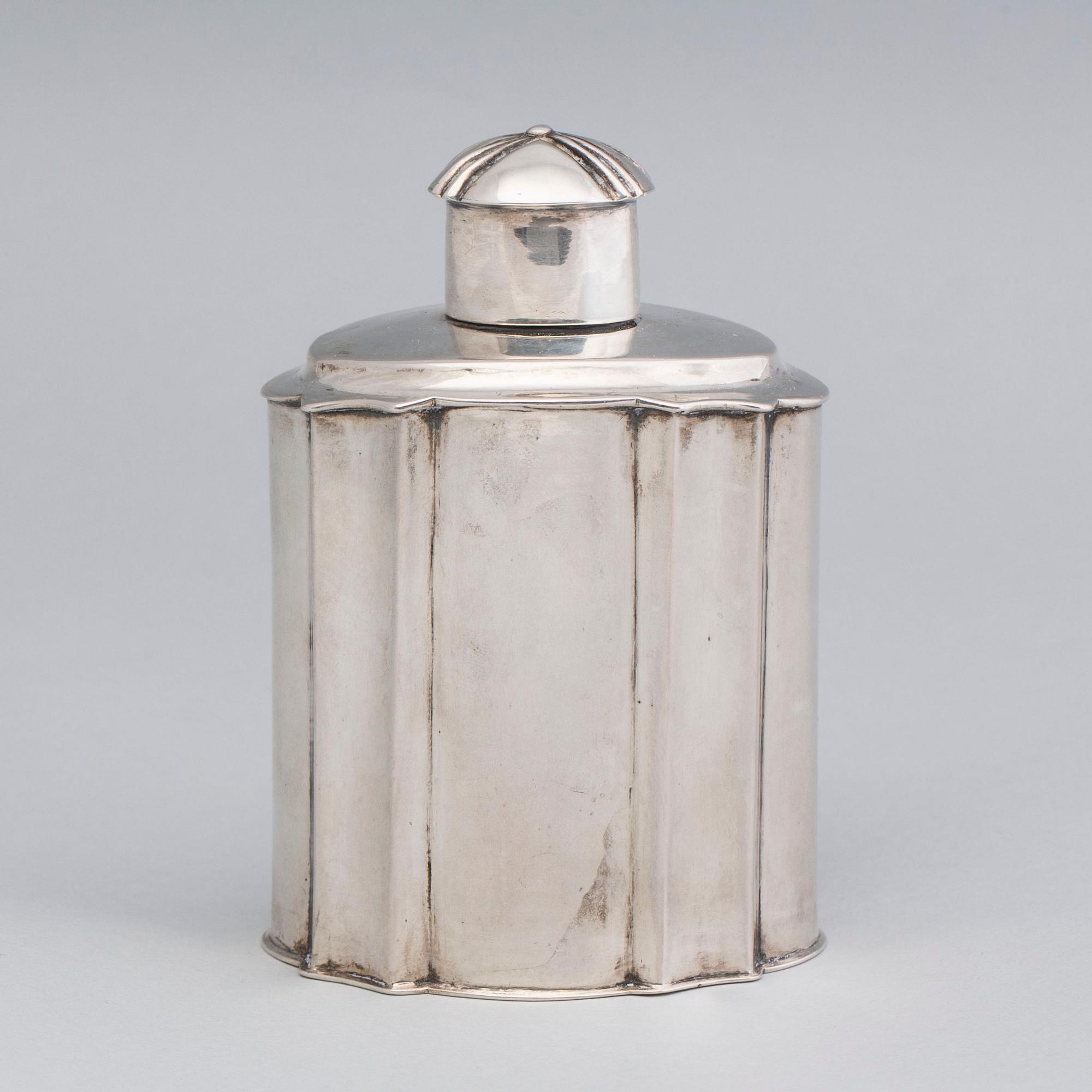 TEDOSA, Petter Klerck, Malmö 1781, silver, vikt 160 g.