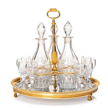 A French Empire cruet-set, early 19th century.