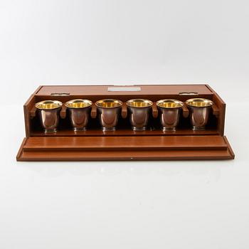 Supbägare 6 st Borgila sterlingsilver Stockholm 1937.