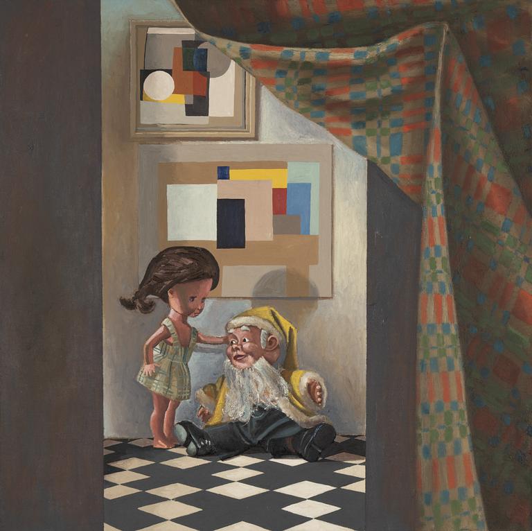 Edward Jarvis, oil on canvas, signed and dated 2002-3 verso.