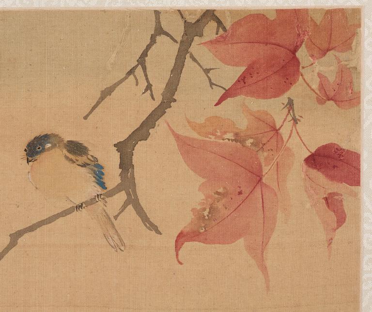 An album with 12 paintings by Qing dynasty artists, circa 1900. Attributed to Zhang Jian, Shou Ping, Yang Jin, after.