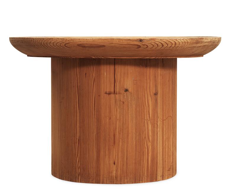 Axel Einar Hjorth, an 'Utö' stained pine table, Nordiska Kompaniet, Sweden 1930's.