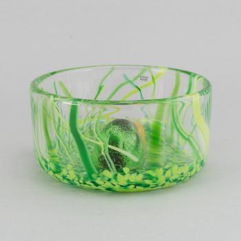 A Ernst Billgren glass bowl, for Kosta Boda.