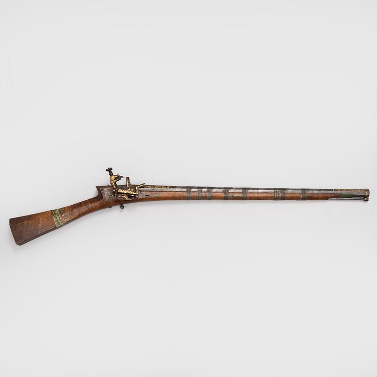 A Ottoman Miquelet rifle, end of the 18th Century.