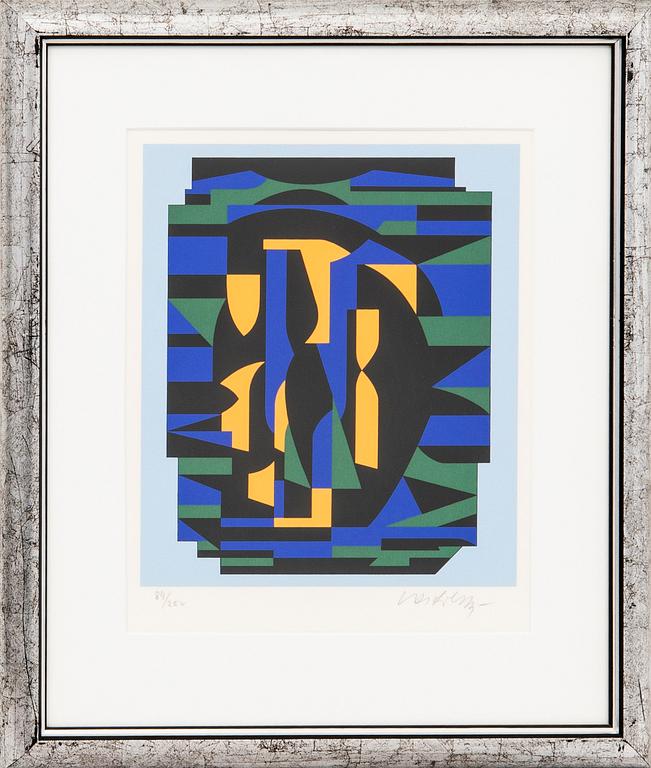 Victor Vasarely, serigraph signed and numbered 84/250.