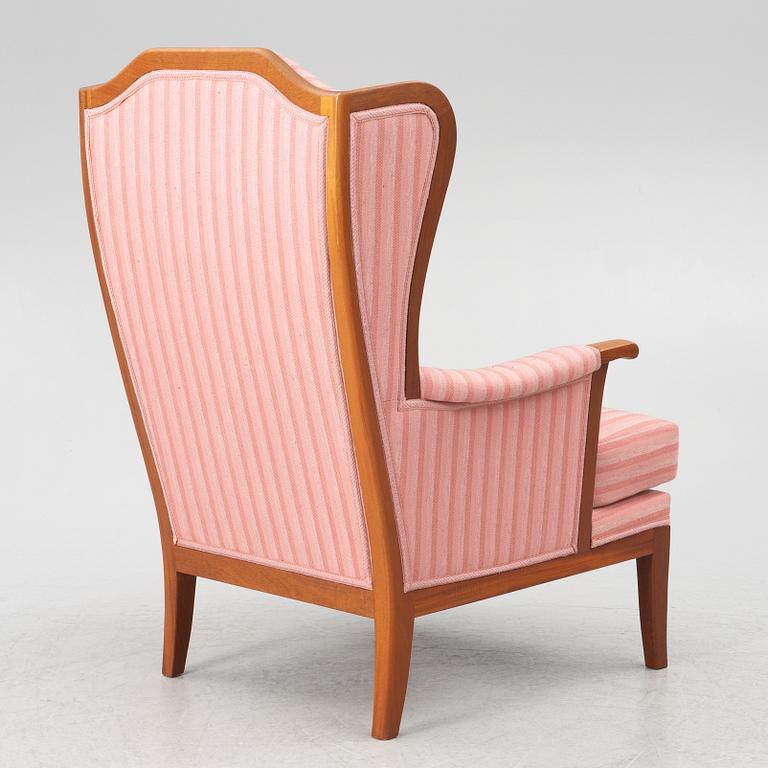 Carl Malmsten, armchair, "The Housefather", OH Sjögren, 1988.