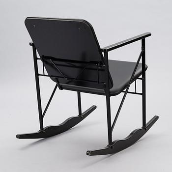 A 1980s model A-509 rocking chair for Avarte, Finland.