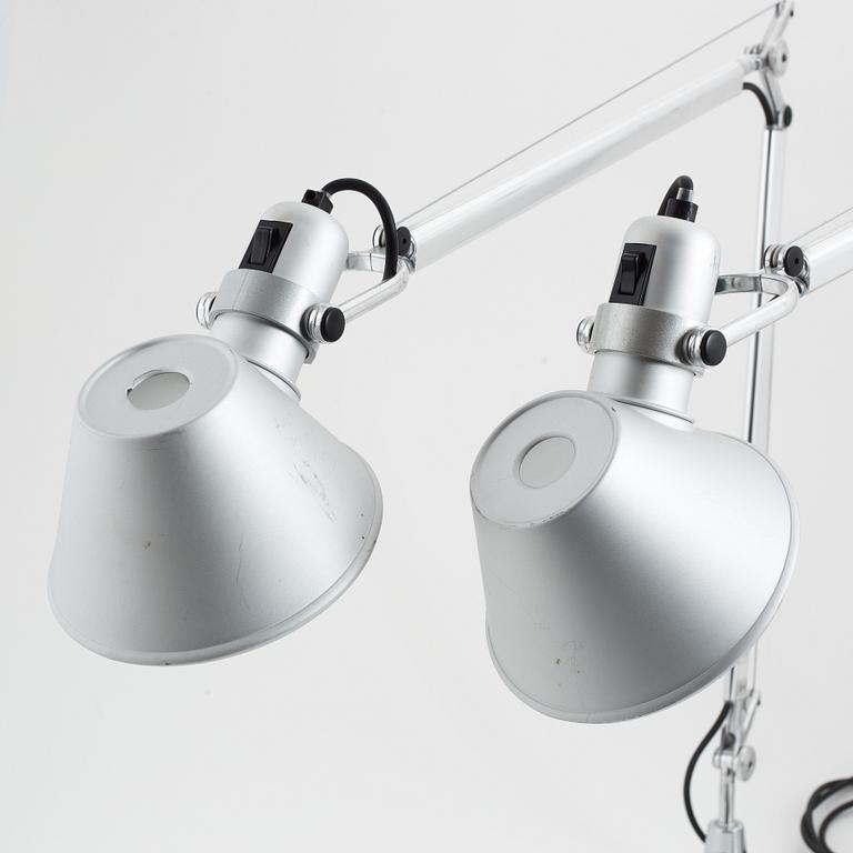 Michele De Lucchi & Giancarlo Fassina, a pair of 'Tolomeo' table lights, Artemide, Italy.