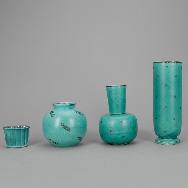 PARTI ARGENTA, 4 delar, Wilhelm Kåge, Gustavsberg.
