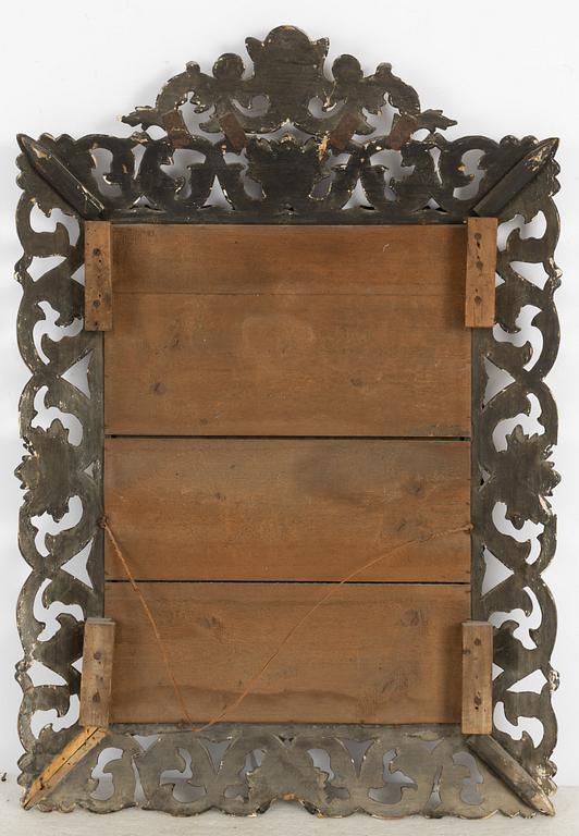 Spegel, barockstil, omkring år 1900.