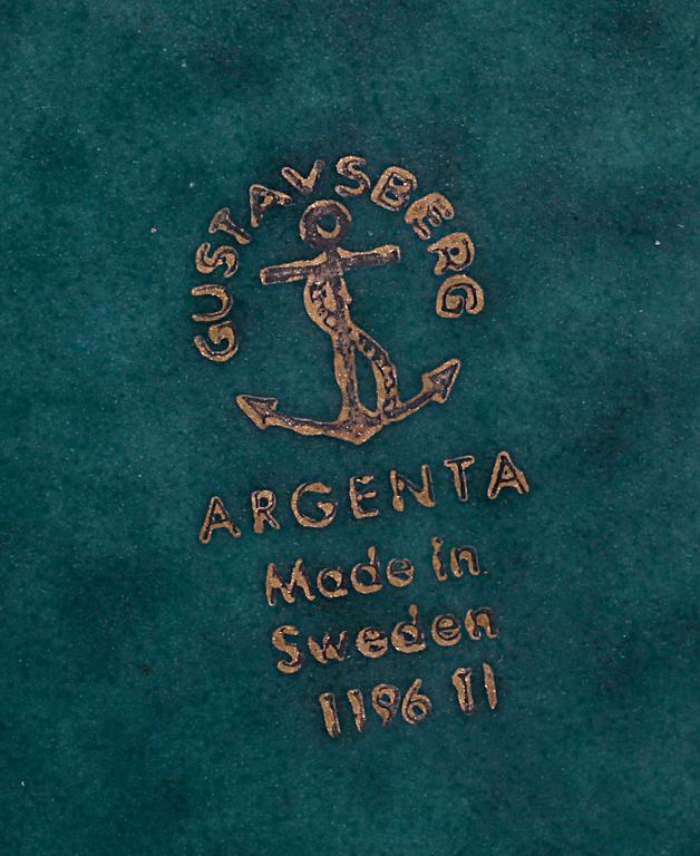 FAT, stengods, "Argenta" Wilhelm Kåge, Gustavsberg, 1900-talets mitt.