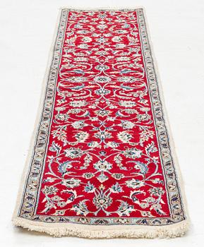 Gallerimatta, Nain, part silk, ca 301 x 75 cm.