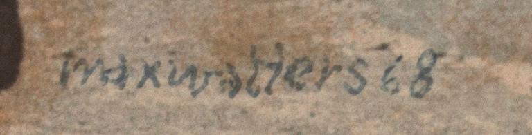 MAX WALTER SVANBERG, collage, signerad och daterad 68.