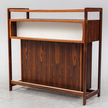KNUD BENT, a rosewood bar from Dyrlund, Denmark, 1960's/70's.