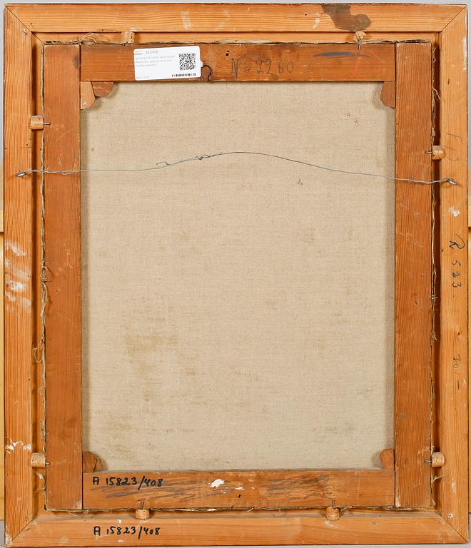 JOHAN FREDRIK HÖCKERT, tillskriven, olja på duk, otydligt signerad.