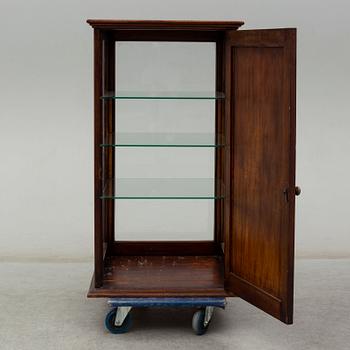 An early 20th century display cupboard.