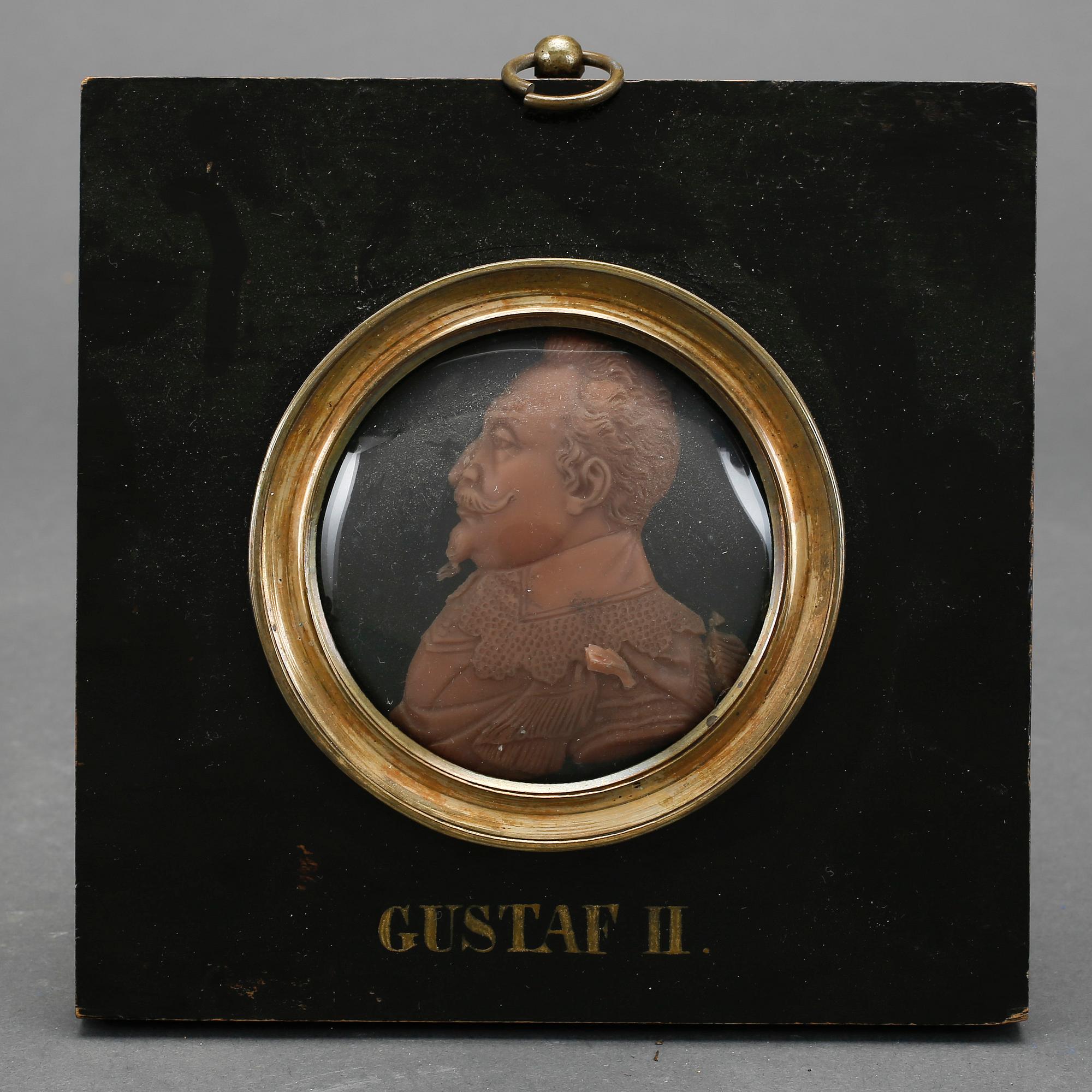 MINIATYRER, 4 st, vax, 1800-tal.