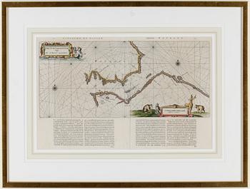 Willem Janszoon Blaeu · WILLEM JANSZOON BLAEU, karta, 16/1700-tal.