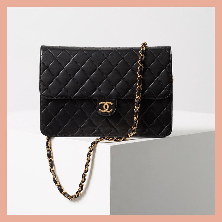 VÄSKA, "Flap bag", Chanel, 1994-96.