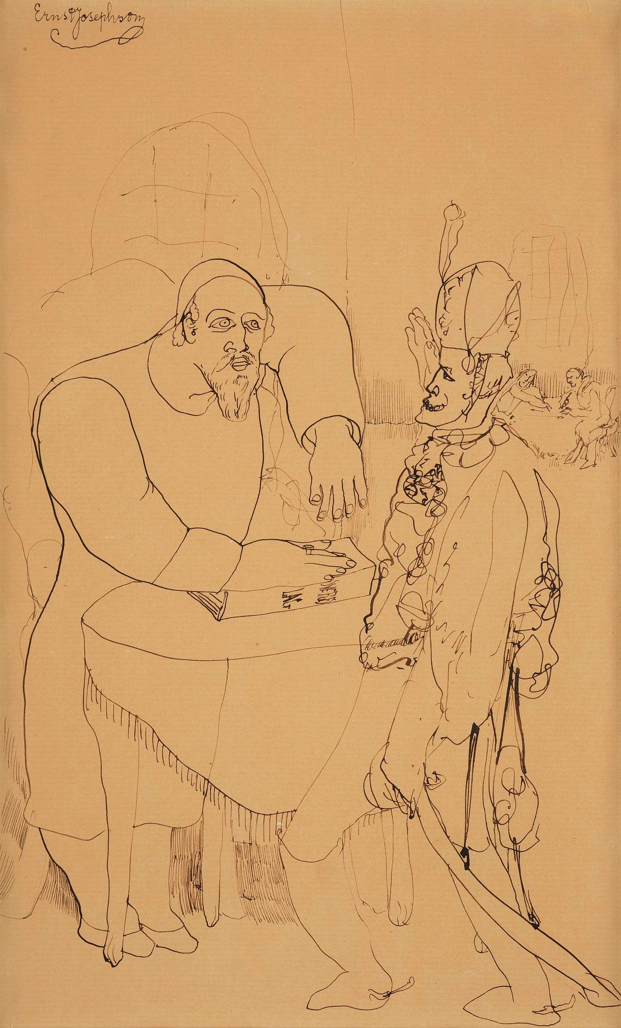 Ernst Josephson, Oath of allegiance.