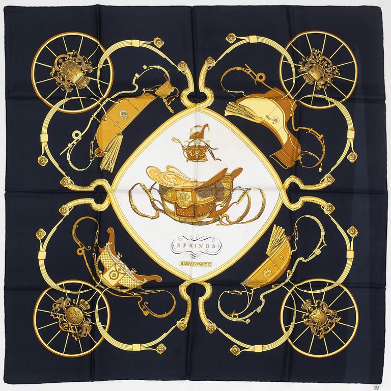 Hermès, scarf, "Springs".