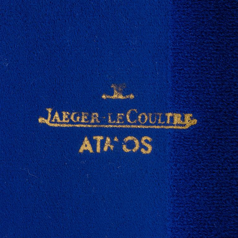 JAEGER-LE COULTRE, Atmos, "Black Chinoiserie Marina", table clock, 24 x 18,5 x 12,5 cm.