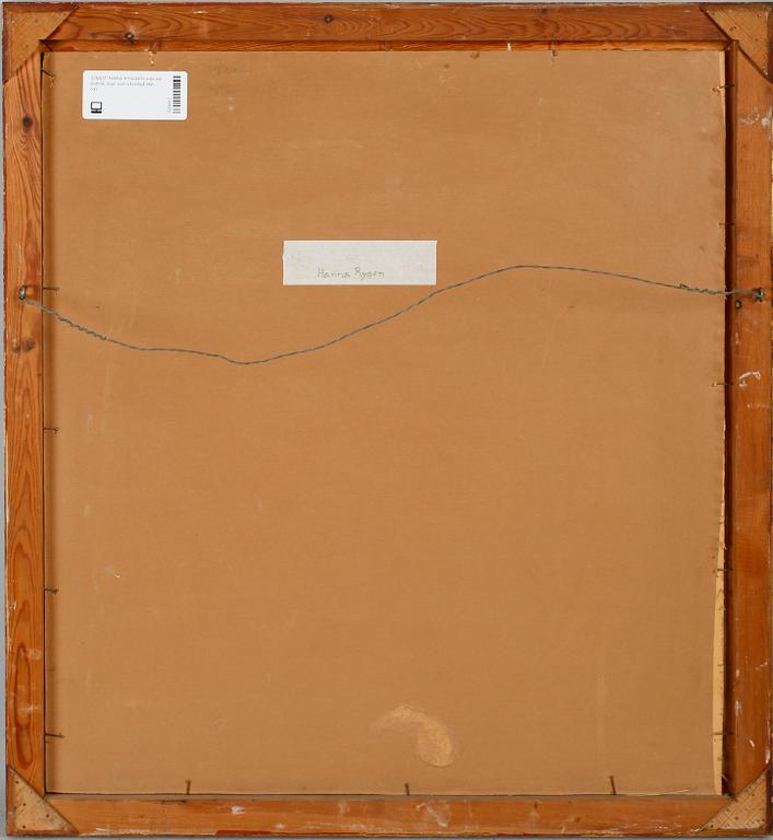 HANS RYGGEN, olja på pannå, sign och otydligt dat.