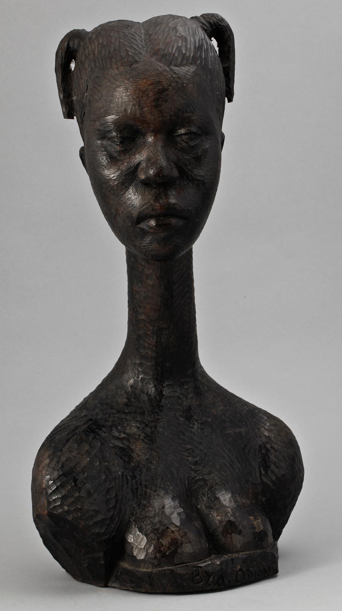 OKÄND KONSTNÄR, trä, sign o dat 1975.