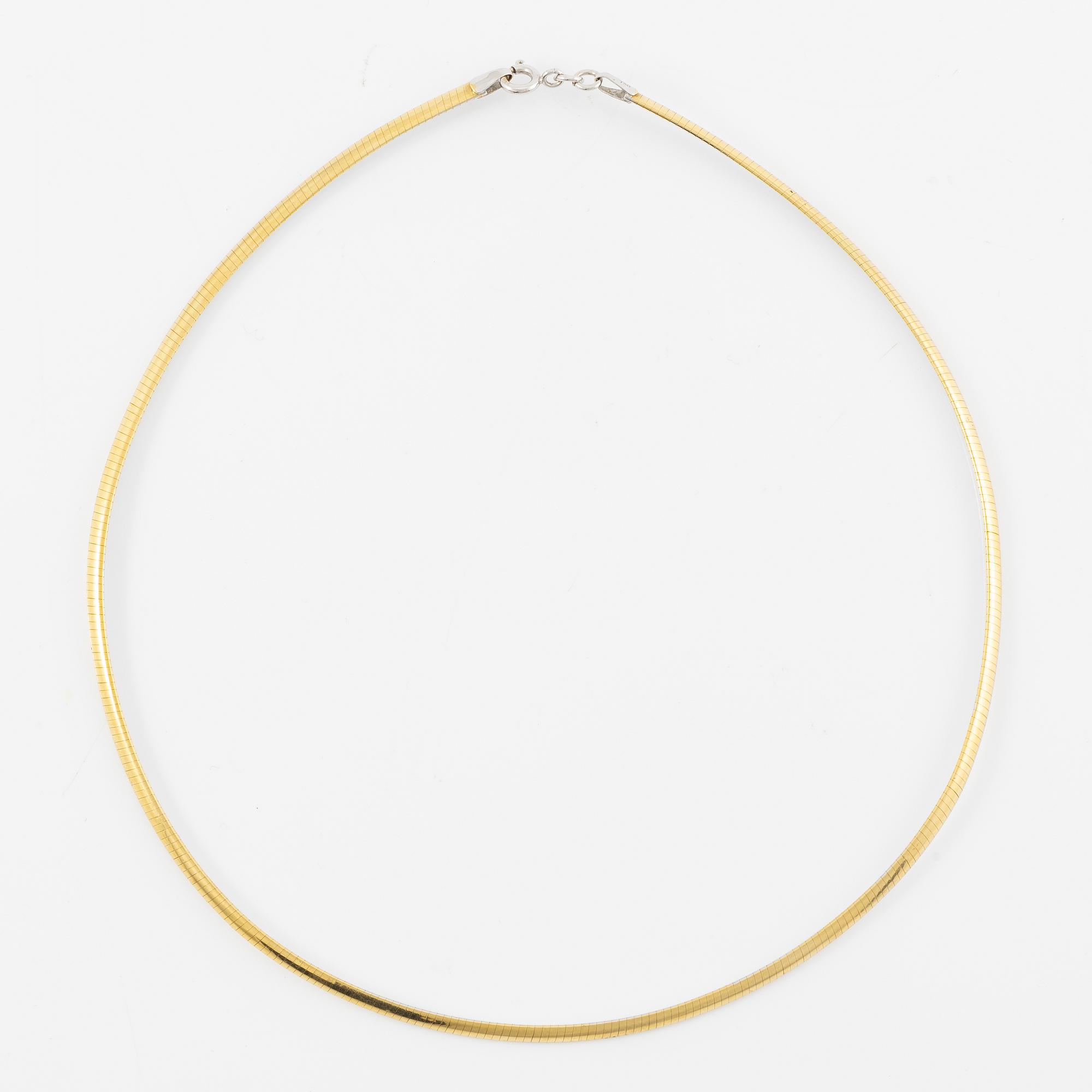 Collier, 18K guld och vitguld.