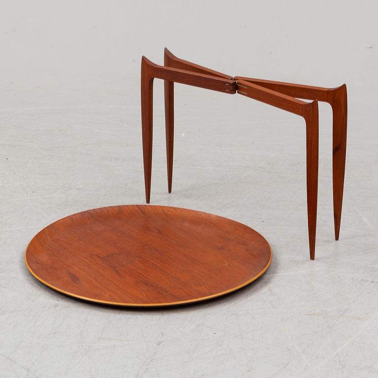 H. ENGHOLM & SVEND AAGE WILLUMSEN, a teak model 4508 tray table from Fritz Hansen, Denmark.