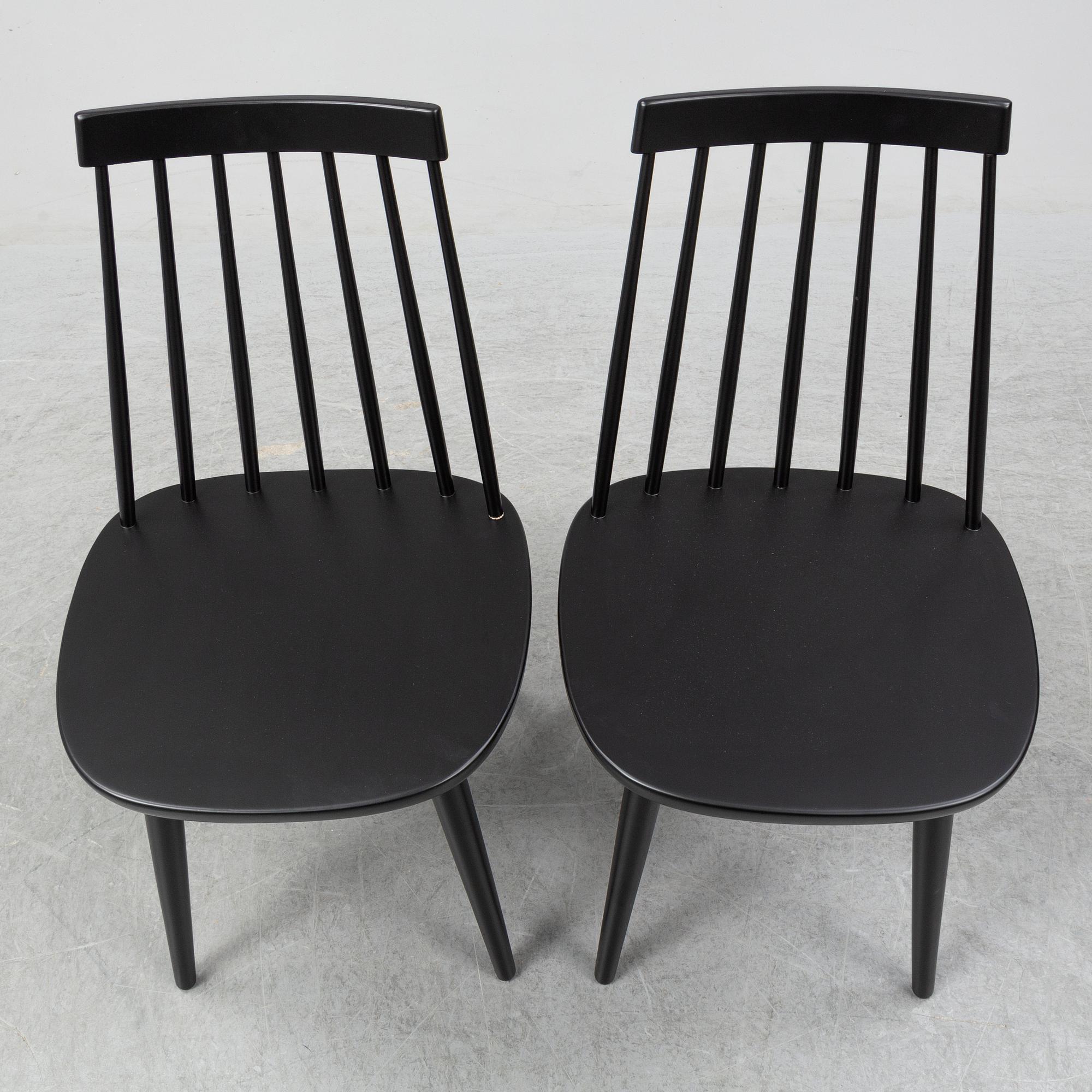 YNGVE EKSTRÖM, pinnstolar, 8 st, "Pinnockio", formgiven 1956.